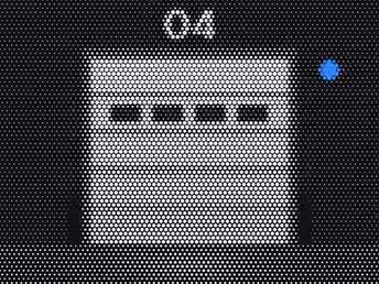 Halftone drawing of a numbered loading dock door
